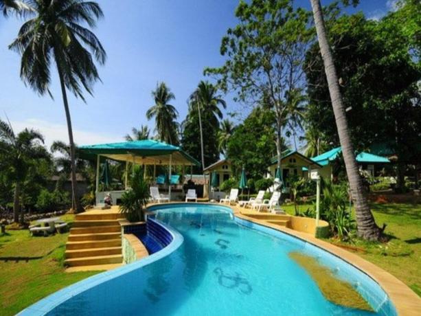 Imagen de la piscina del Hotel Green Cottage Beach Resort. Foto 5