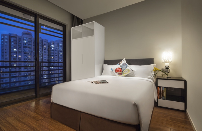 Imagen de la habitación del Hotel Green Court Premier Jinqiao Shanghai. Foto 6