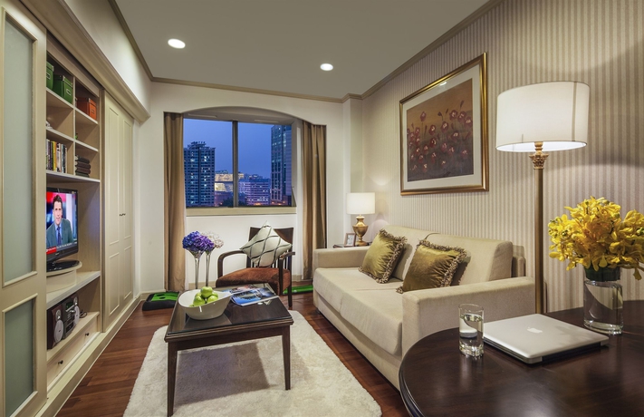 Imagen de los interiores del Hotel Green Court Residence City Center Shanghai. Foto 13