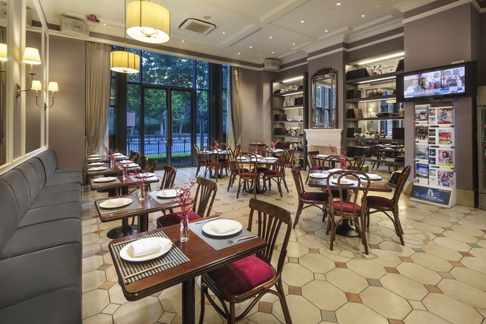 Imagen del bar/restaurante del Hotel Green Court Residence City Center Shanghai. Foto 3