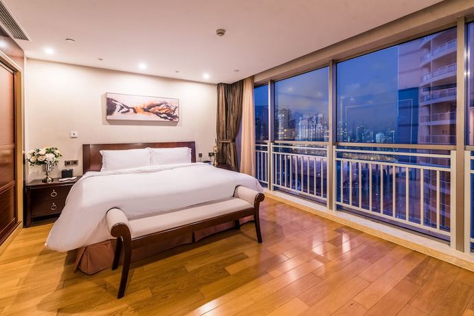 Imagen de los interiores del Hotel Green Court Residence Jinqiao Diamond Shanghai. Foto 12