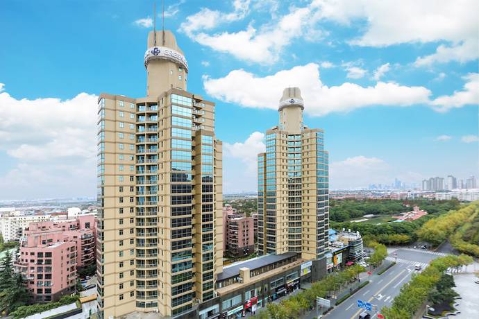 Imagen de los interiores del Hotel Green Court Residence Jinqiao Diamond Shanghai. Foto 13