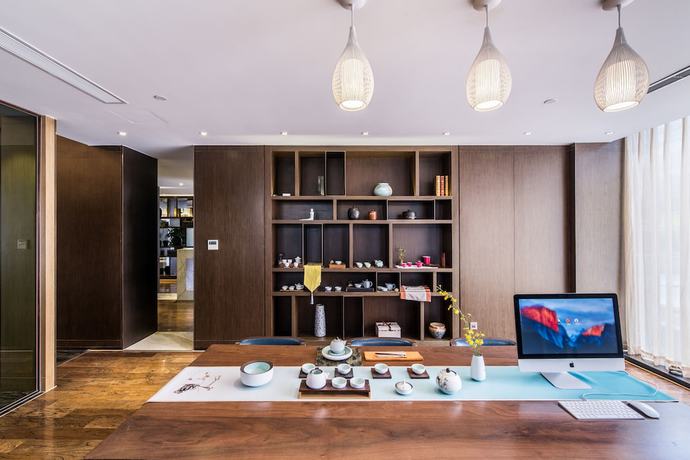 Imagen de los interiores del Hotel Green Court Residence Jinqiao Diamond Shanghai. Foto 17