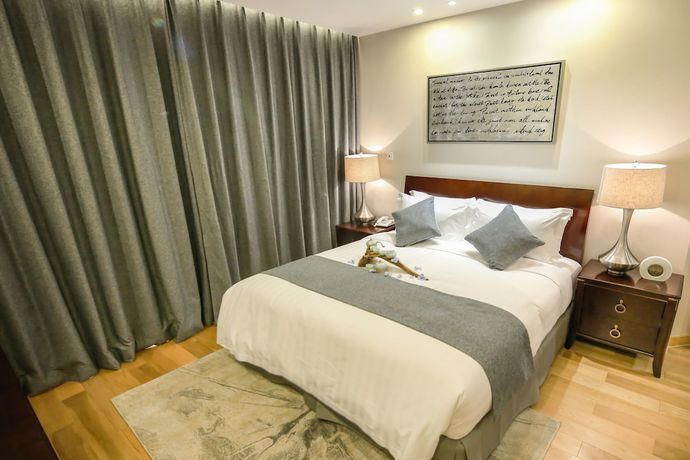 Imagen de los interiores del Hotel Green Court Residence Jinqiao Diamond Shanghai. Foto 20