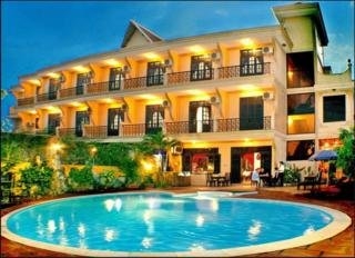 Imagen de la piscina del Hotel Green Field, Hoi An. Foto 4