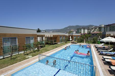 Imagen de la piscina del Hotel Green Garden Apart and Suites. Foto 9