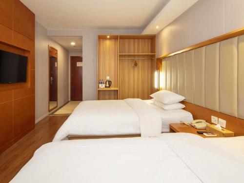 Imagen de la habitación del Hotel GreenTree Alliance Jiangsu Huai\'an Suning Plaza. Foto 17