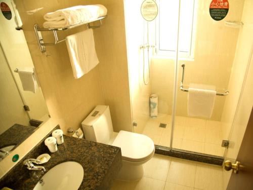Imagen de la habitación del Hotel GreenTree Inn YangZhou Slender West Lake WenChang Attic Express Hotel. Foto 7
