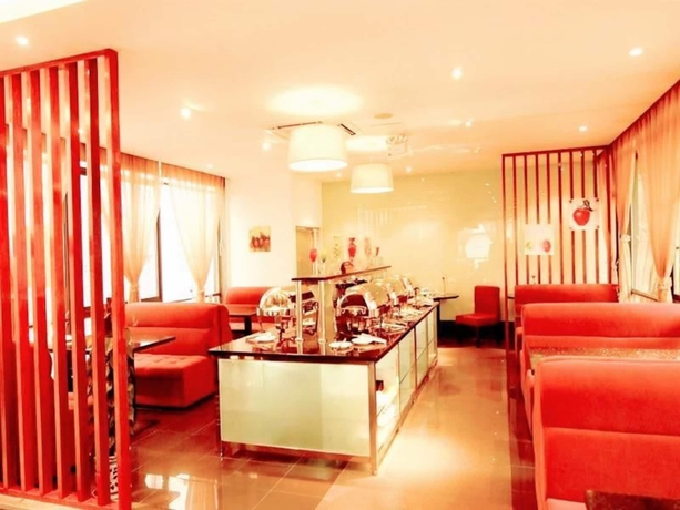 Imagen del bar/restaurante del Hotel Greentree Inn Jiangsu Suzhou Heshan Business. Foto 4