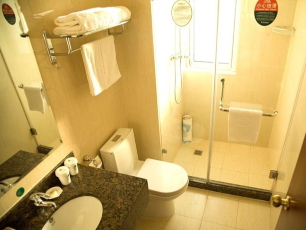 Imagen de la habitación del Hotel Greentree Inn Jiangsu Suzhou Kunshan Huaqiao Household Building Materials City Shell. Foto 5