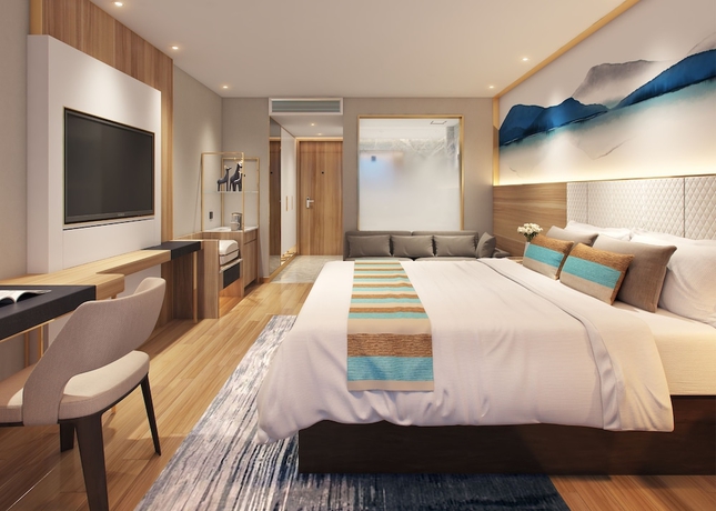 Imagen de la habitación del Hotel Greentree Inn Kaifeng Jinming Plaza Business. Foto 9