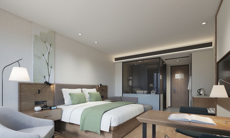 Imagen general del Hotel Greentree Inn Suzhou Zhangjiagang Yangshe Old Street Stadium Express. Foto 1