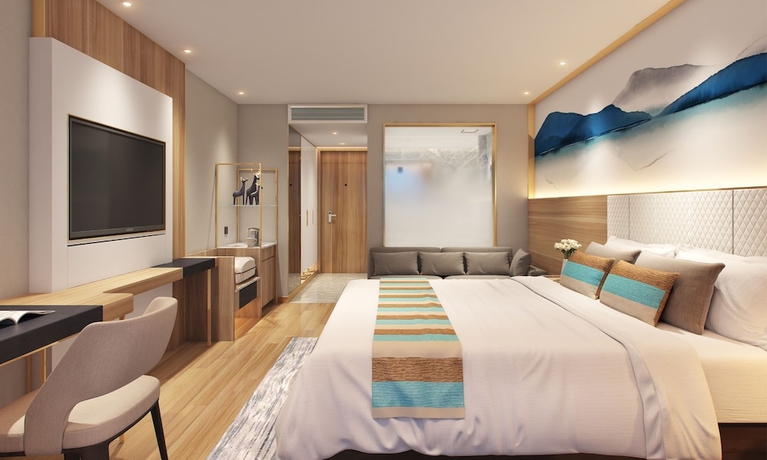 Imagen de la habitación del Hotel Greentree Inn Suzhou Zhangjiagang Yangshe Old Street Stadium Express. Foto 5