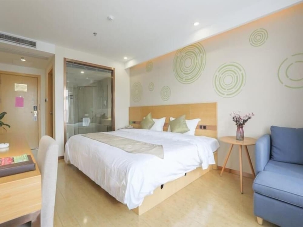 Imagen de la habitación del Hotel Greentree Inn Suzhou Zhangjiagang Yangshe Old Street Stadium Express. Foto 9