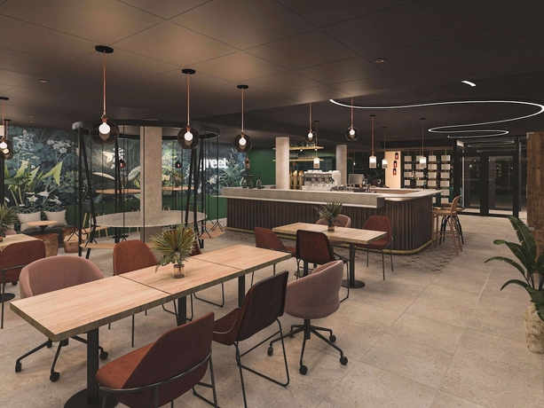 Imagen del bar/restaurante del Hotel Greet Brest Aéroport. Foto 2