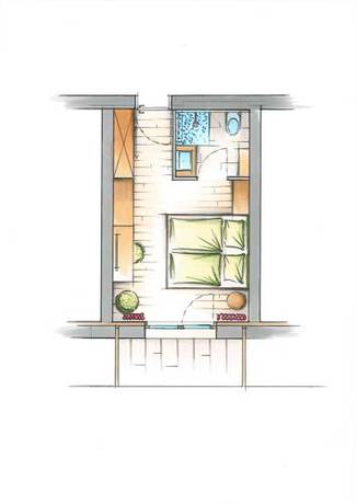 Imagen de la habitación del Hotel Gretina. Foto 4