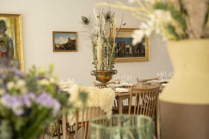 Imagen del bar/restaurante del Hotel Gr&oslash;nbechs, Allinge-Sandvig. Foto 2