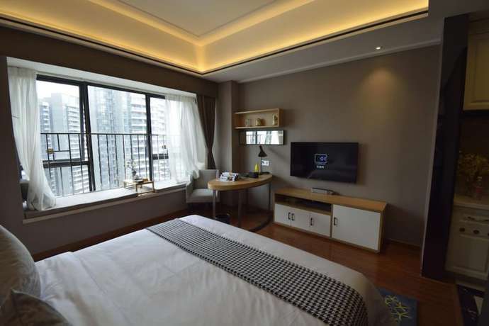 Imagen de la habitación del Hotel Guangzhou Ahotel Service Apartment. Foto 9