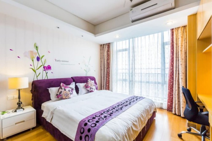 Imagen de la habitación del Hotel Guangzhou Bojing Hopson Plaza Apartment. Foto 4