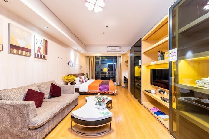 Imagen de la habitación del Hotel Guangzhou Bojing Hopson Plaza Apartment. Foto 10