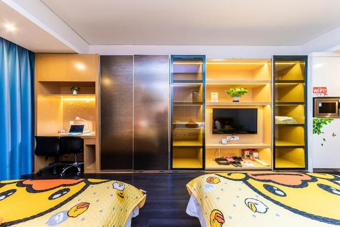 Imagen de la habitación del Hotel Guangzhou Bojing Hopson Plaza Apartment. Foto 16
