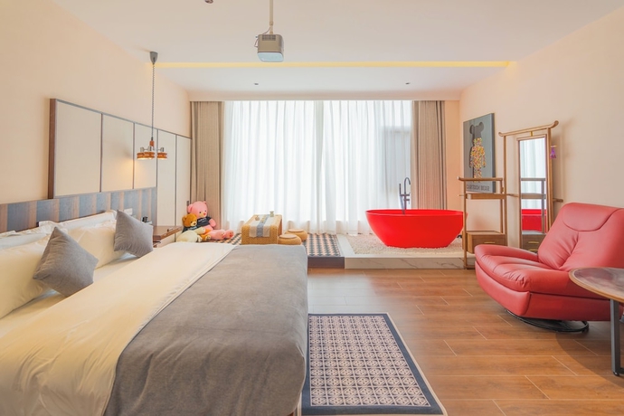Imagen de la habitación del Hotel Gucheng district ying Xi ting Yu inn. Foto 4