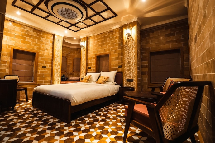 Imagen de la habitación del Hotel Guulab Haveli. Foto 4