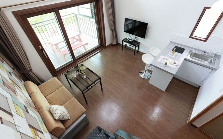 Imagen de la habitación del Hotel Gyeongju Beverly Hills Pension. Foto 11