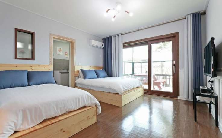 Imagen de la habitación del Hotel Gyeongju Beverly Hills Pension. Foto 15