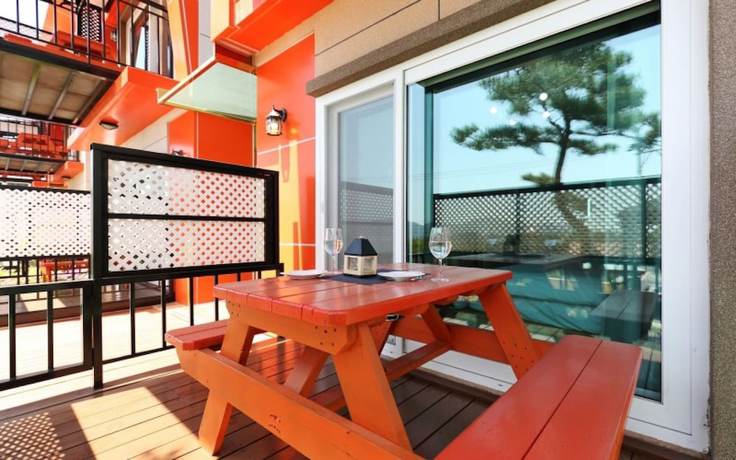 Imagen de la habitación del Hotel Gyeongju Beverly Hills Pension. Foto 17