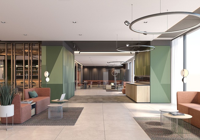 Imagen de los interiores del Hotel H+ Hotel Eschborn. Foto 7