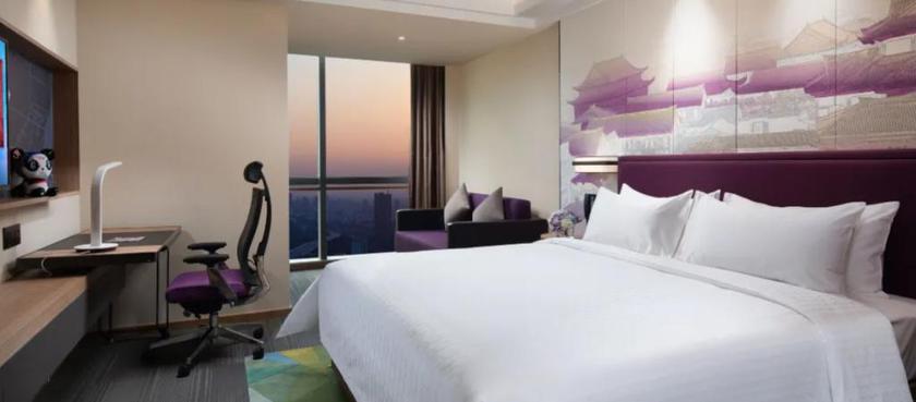 Imagen de la habitación del Hotel HAMPTON BY HILTON SUQIAN SUNING PLAZA. Foto 3