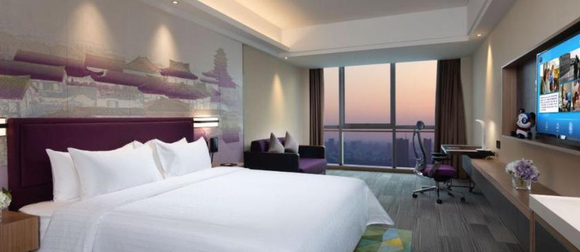 Imagen de la habitación del Hotel HAMPTON BY HILTON SUQIAN SUNING PLAZA. Foto 5