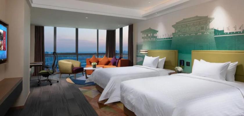 Imagen de la habitación del Hotel HAMPTON BY HILTON SUQIAN SUNING PLAZA. Foto 6