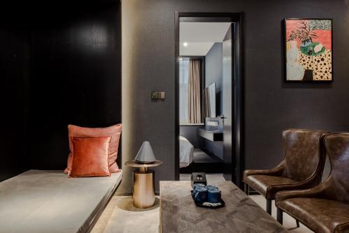 Imagen de la habitación del Hotel HE DESIGNER HOTEL Xi\'an Drum Tower & YONGNING Gate Branch. Foto 7