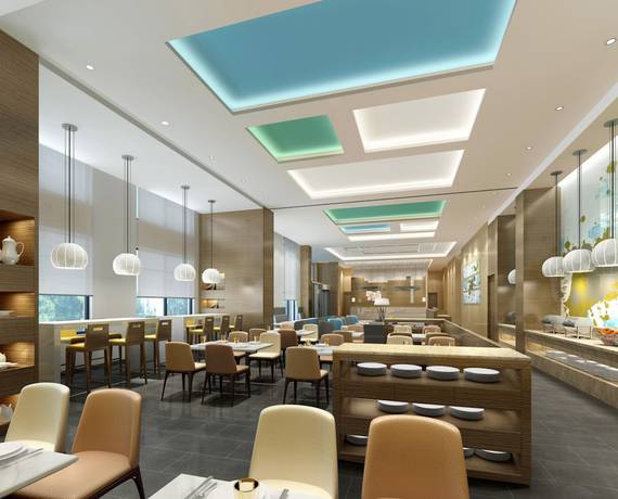 Imagen del bar/restaurante del Hotel HOLIDAY INN EXPRESS LANGFANG PARK VIEW. Foto 4