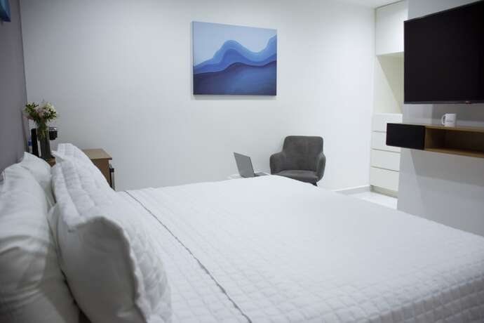 Imagen de la habitación del Hotel HOTEL TRAMONTO MAZATLAN. Foto 11