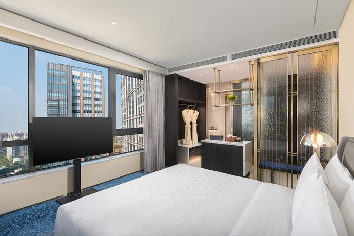 Imagen de la habitación del Hotel HUALUXE Shanghai Changfeng Park, an IHG. Foto 2