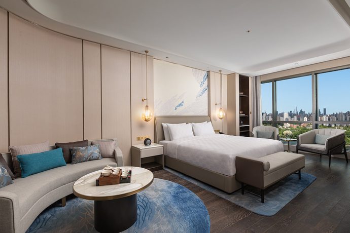 Imagen de la habitación del Hotel HUALUXE Shanghai Changfeng Park, an IHG. Foto 9