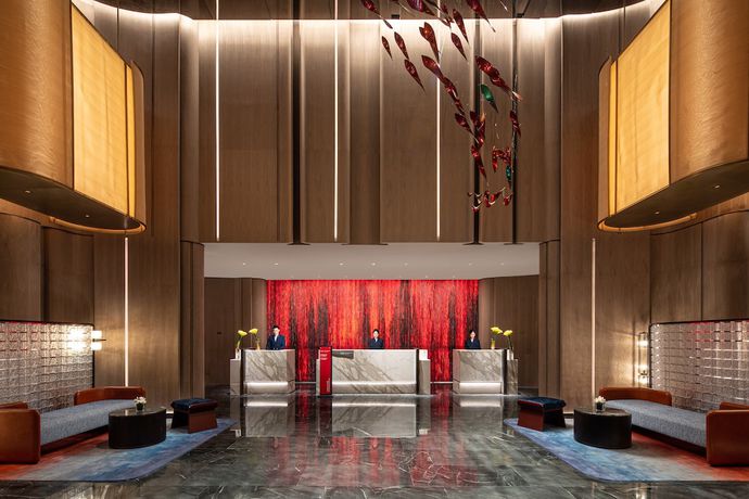 Imagen de los interiores del Hotel HUALUXE Shanghai Changfeng Park, an IHG. Foto 20