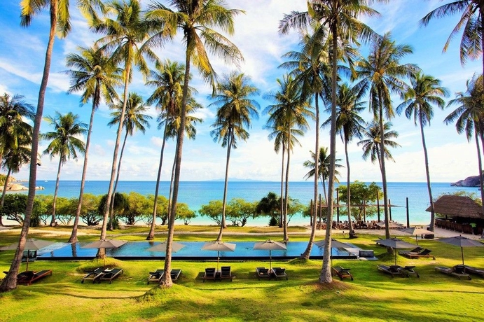 Imagen de la piscina del Hotel Haadtien Beach Resort. Foto 12