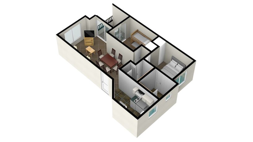 Imagen de la habitación del Hotel Habitamar Maitencillo. Foto 4