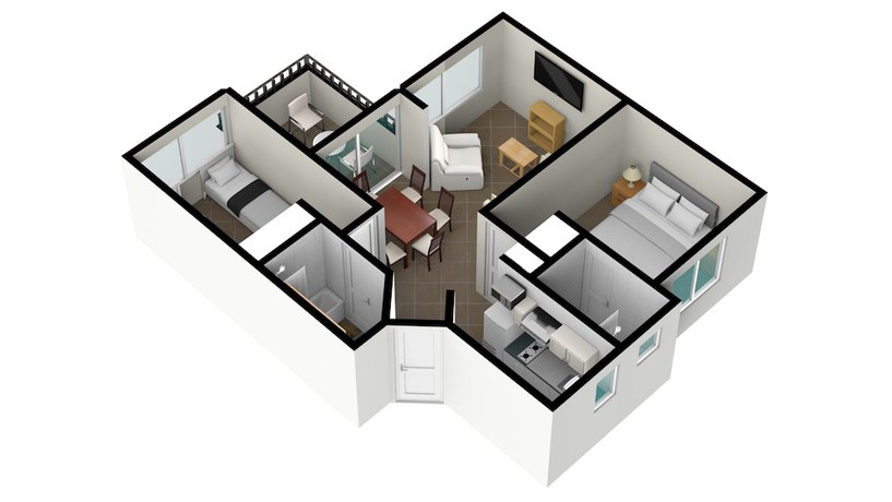 Imagen de la habitación del Hotel Habitamar Maitencillo. Foto 8