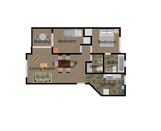 Imagen de la habitación del Hotel Habitamar Maitencillo. Foto 15