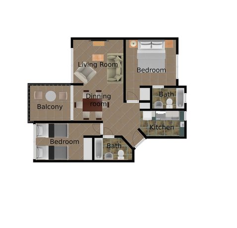 Imagen de la habitación del Hotel Habitamar Maitencillo. Foto 16