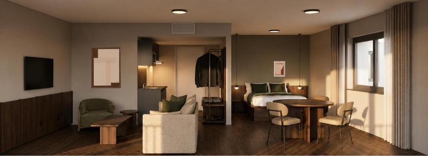 Imagen de los interiores del Hotel Habyt Vienna. Foto 5