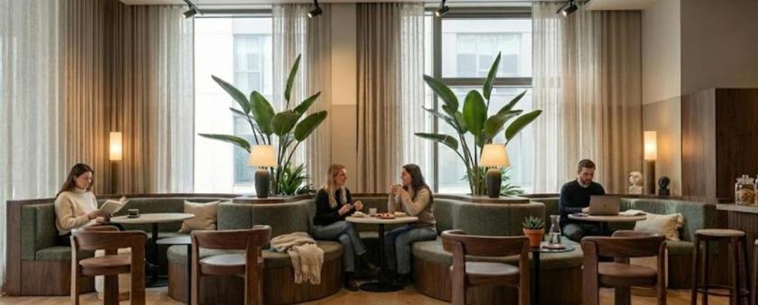 Imagen de los interiores del Hotel Habyt Vienna. Foto 6