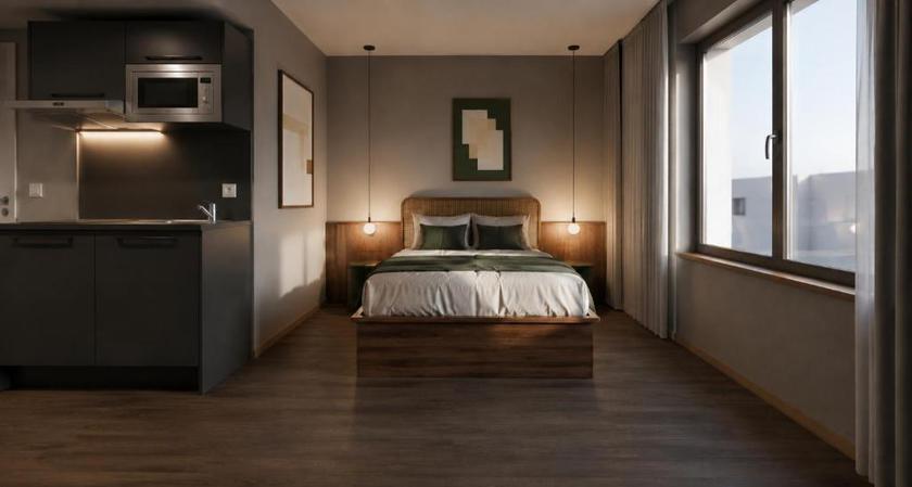 Imagen de la habitación del Hotel Habyt Vienna. Foto 2