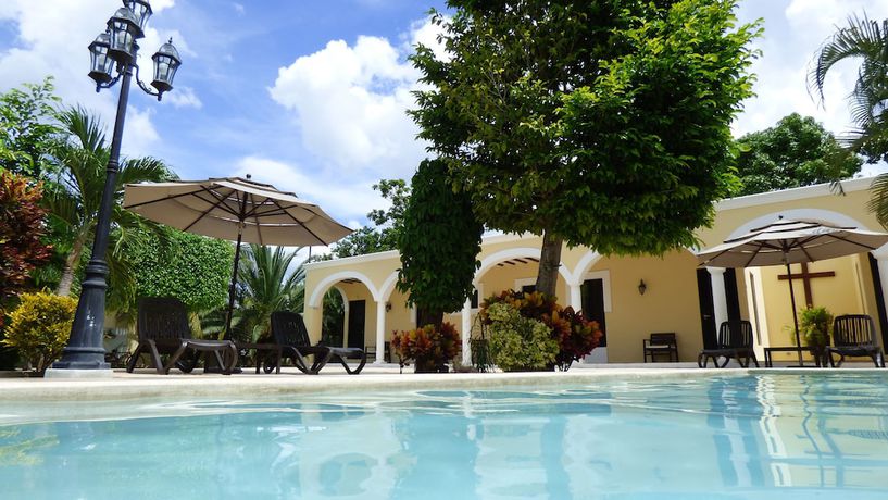 Imagen de la piscina del Hotel Hacienda Izamal. Foto 19