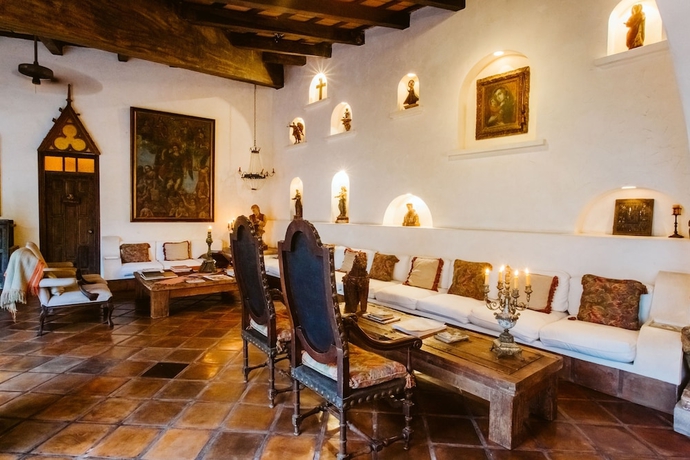 Imagen del bar/restaurante del Hotel Hacienda San Angel. Foto 2
